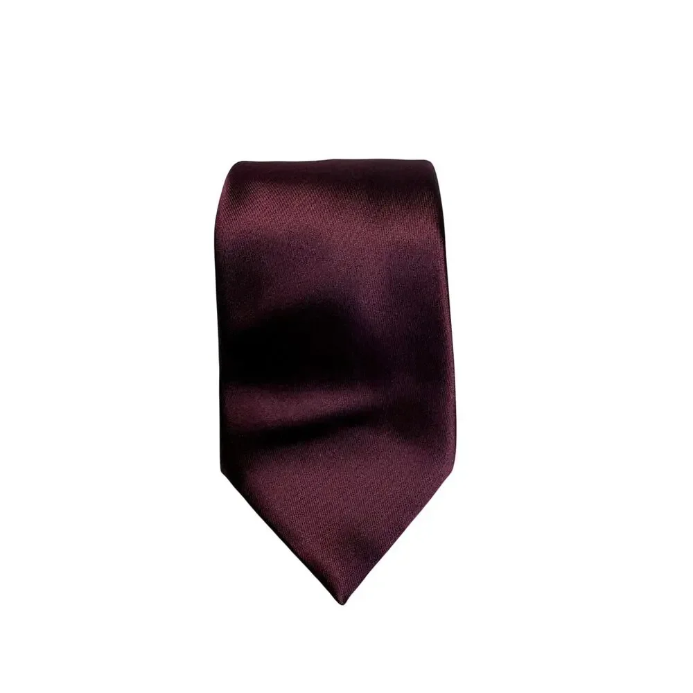 Croft & Barrow Men's Solid Red & Black Neck Tie